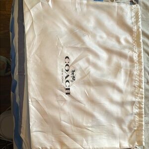 Coach Ivory Dust Bag with Logo